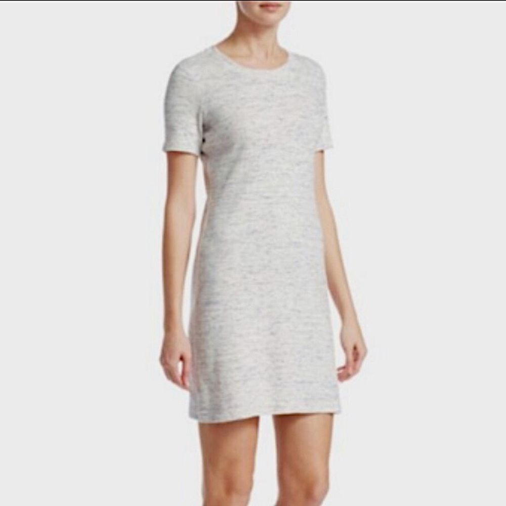 NWOT Theory Light Heather Gray T-Shirt Dress